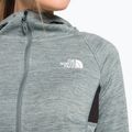 Giacca da trekking da donna The North Face AO Midlayer FZ grigio 7