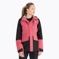 Giacca antipioggia donna The North Face Dryzzle All Weather Futurelight rosa ardesia/nero