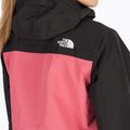 Giacca antipioggia donna The North Face Dryzzle All Weather Futurelight rosa ardesia/nero 6