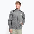 Felpa trekking uomo The North Face AO Midlayer FZ grigio asfalto lghthtr/nero