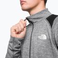 Felpa trekking uomo The North Face AO Midlayer FZ grigio asfalto lghthtr/nero 5