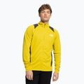 Felpa trekking da uomo The North Face AO Midlayer FZ giallo acido/grigio asfalto