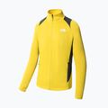 Felpa trekking da uomo The North Face AO Midlayer FZ giallo acido/grigio asfalto 9