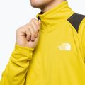 Felpa trekking da uomo The North Face AO Midlayer FZ giallo acido/grigio asfalto 5