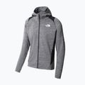 Felpa da trekking da uomo The North Face AO Midlayer FZ con cappuccio asphaltgry/nero 10