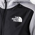 Felpa trekking da uomo The North Face MA FZ grigio chiaro hthr/nero 4