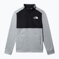 Felpa trekking da uomo The North Face MA 1/4 grigio chiaro hthr/nero 9