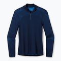 Uomo Smartwool Intraknit Merino 200 1/4 Zip manica lunga termica deep navy