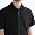 Polo da uomo Napapijri Ealis nero 4