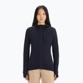Icebreaker giacca trekking donna Quantum III Zip Hood midnight navy
