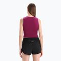 Top termico donna icebreaker Zoneknit Cropped Bra-Tank purple gaze 3