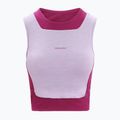 Icebreaker canotta termica da donna Zoneknit Cropped Bra-Tank gaze viola 6