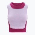 Top termico donna icebreaker Zoneknit Cropped Bra-Tank purple gaze 6