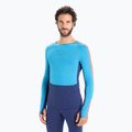 Maglia termica da uomo icebreaker 125 Zoneknit Crewe geo blue