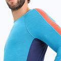 Maglia termica da uomo icebreaker 125 Zoneknit Crewe geo blue 5