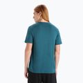 Camicia da trekking Icebreaker Tech Lite II Cadence Paths da uomo, greenglory 3