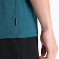 Camicia da trekking Icebreaker Tech Lite II Cadence Paths da uomo, greenglory 5