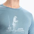 Camicia da trekking Icebreaker Tech Lite II Polar Paddle da uomo blu astrale 4