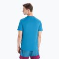 Camicia da trekking Icebreaker Tech Lite II Cadence Paths da uomo, geo blu 3
