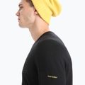 Uomo Icebreaker 200 Oasis Crewe Ski Stripes manica lunga termica nera 5
