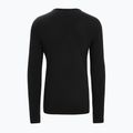 Uomo Icebreaker 200 Oasis Crewe Ski Stripes manica lunga termica nera 7