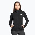 Felpa trekking donna The North Face AO Full Zip Hoodie nero/grigio asfalto