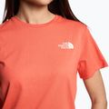 Maglietta da trekking donna The North Face Foundation Graphic retro arancione 3