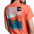 Maglietta da trekking donna The North Face Foundation Graphic retro arancione 4