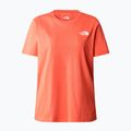 Maglietta da trekking donna The North Face Foundation Graphic retro arancione 5