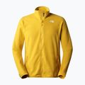 Felpa da trekking da uomo The North Face 100 Glacier FZ arrowwood giallo