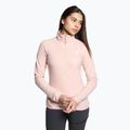Felpa trekking donna The North Face 100 Glacier 1/4 Zip rosa muschio