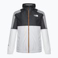 Giacca The North Face MA Wind Full Zip da uomo, bianco/grigio asfalto/grigio metallizzato