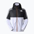Giacca The North Face MA Wind Full Zip da uomo, bianco/grigio asfalto/grigio metallizzato 6