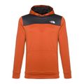 Felpa da trekking da uomo The North Face Reaxion Fleece P/O Hoodie bronzo rustico/grigio asfalto
