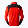 Felpa da trekking da uomo The North Face Glacier Pro FZ rosso fuoco/nero 2