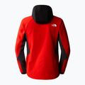 Giacca softshell da uomo The North Face AO Softshell Hoodie rosso fuoco/grigio asfalto/nero 2