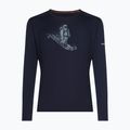 Longsleeve da uomo icebreaker Merino 200 Oasis Crewe SkiingYeti midnight navy 7