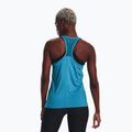 Canotta da allenamento Under Armour da donna HG Armour Racer Tank capri/argento metallico 2