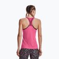 Canotta da allenamento Under Armour da donna HG Armour Racer Tank rosa punk/argento metallico 3