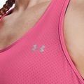 Canotta da allenamento Under Armour da donna HG Armour Racer Tank rosa punk/argento metallico 4