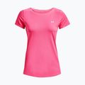 Maglietta da allenamento Under Armour HG Armour donna rosa punk/argento metallico