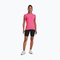 Maglietta da allenamento Under Armour HG Armour donna rosa punk/argento metallico 5