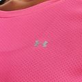 Maglietta da allenamento Under Armour HG Armour donna rosa punk/argento metallico 6