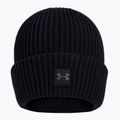 Berretto invernale Under Armour UA Halftime Ribbed nero/grigio da uomo 2