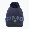 Uomo Under Armour UA Halftime Fleece Pom acciaio temperato/aurora viola/giallo ray berretto invernale 2