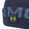 Uomo Under Armour UA Halftime Fleece Pom acciaio temperato/aurora viola/giallo ray berretto invernale 3