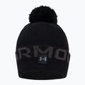 Berretto invernale Under Armour UA Halftime Fleece Pom nero/pitch grigio/pitch grigio da uomo 2