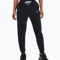 Pantaloni da allenamento Under Armour Essential Script donna nero/grigio/bianco