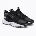 Under Armour GS Lockdown 6 nero profondo scarpe da basket per bambini 4