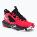 Under Armour GS Lockdown 6 rosso/nero/bianco scarpe da basket per bambini
